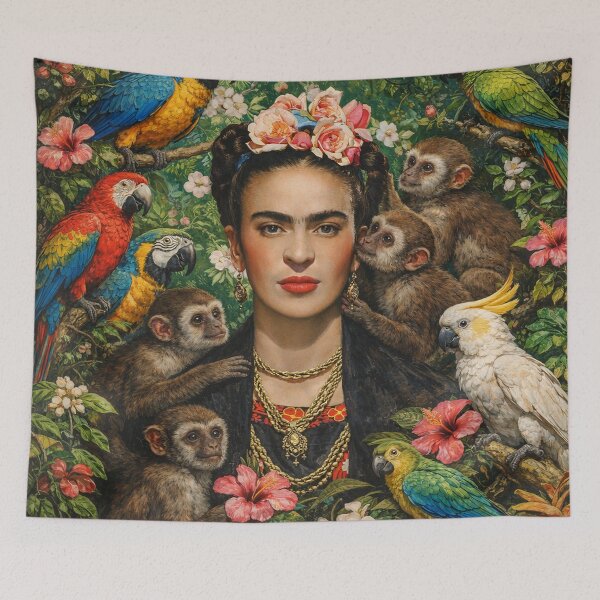 Item preview, Frida Kahlo Monkey designed and sold by Muycote.