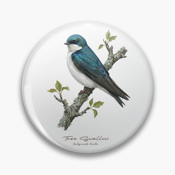 Item preview, Tree Swallow on Rustic Branch designed and sold by Takeda-art.