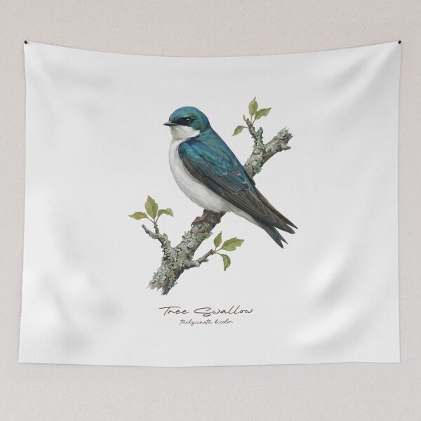 Item preview, Tree Swallow on Rustic Branch designed and sold by Takeda-art.