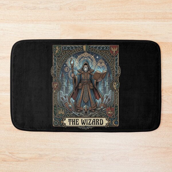 Item preview, The Wizard Tarot Card Fantasy Tabletop RPG Art designed and sold by Fenay Designs.