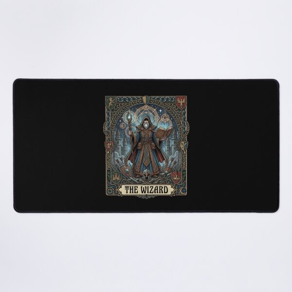 Item preview, The Wizard Tarot Card Fantasy Tabletop RPG Art designed and sold by Fenay Designs.