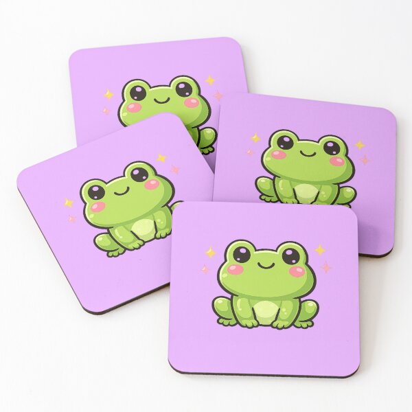 Item preview, Cute Kawaii Frog – Adorable Cartoon Frog Aesthetic Design designed and sold by jerskie_12tribes.