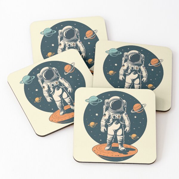 Item preview, Cosmic Explorer 10 | Astronaut Standing on a Moon Surface designed and sold by NK-Studios .