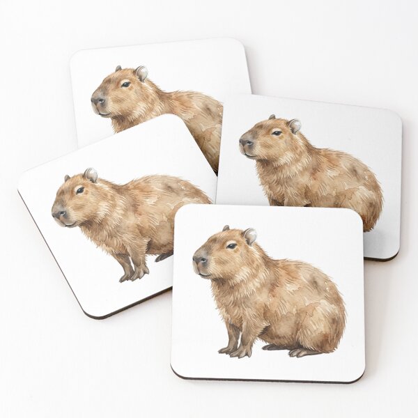 Item preview, Cute Capybara Watercolor  designed and sold by SOUFIANE1991.