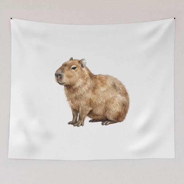 Item preview, Cute Capybara Watercolor  designed and sold by SOUFIANE1991.