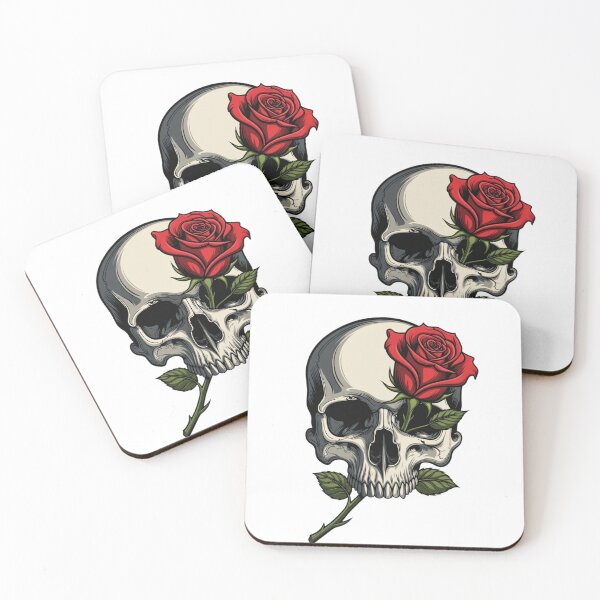 Item preview, Skull with Rose designed and sold by TADreamer1776.