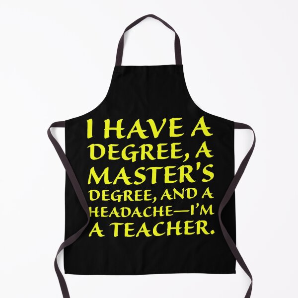 Item preview, Teacher Life - Degree, Masters, and a Headache Graphic designed and sold by Mini Pixel Perfect Co..