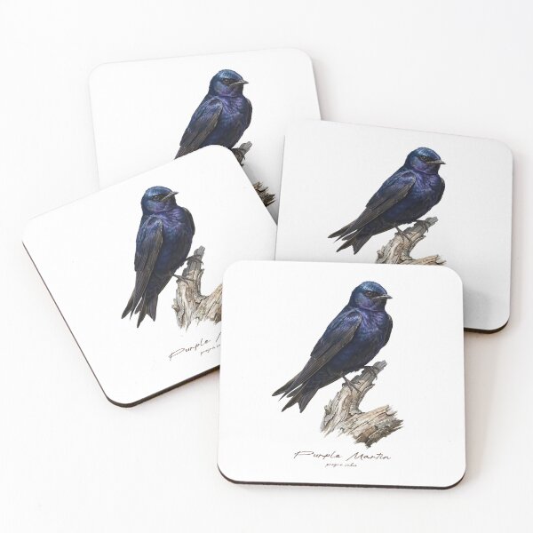 Item preview, Purple Martin on Tree Trunk designed and sold by Takeda-art.