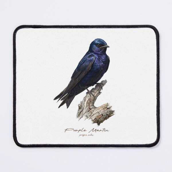 Item preview, Purple Martin on Tree Trunk designed and sold by Takeda-art.