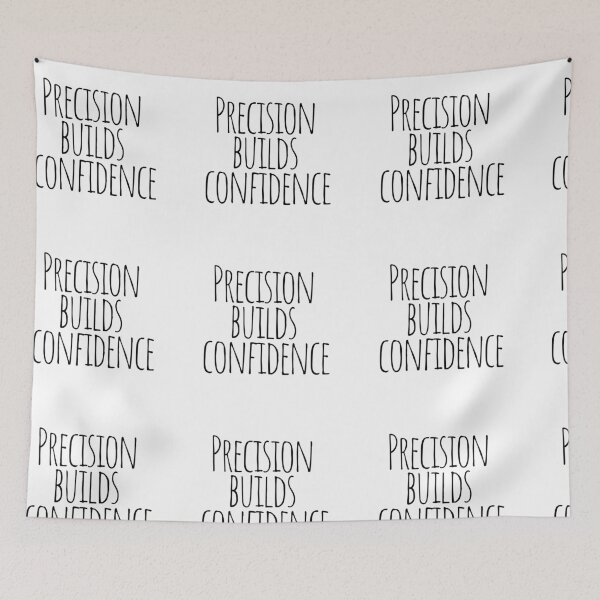 Item preview, Precision Builds Confidence – Precision Mindset Motivation, Discipline and Focus Design designed and sold by AXIS-EQUILIBRIO.