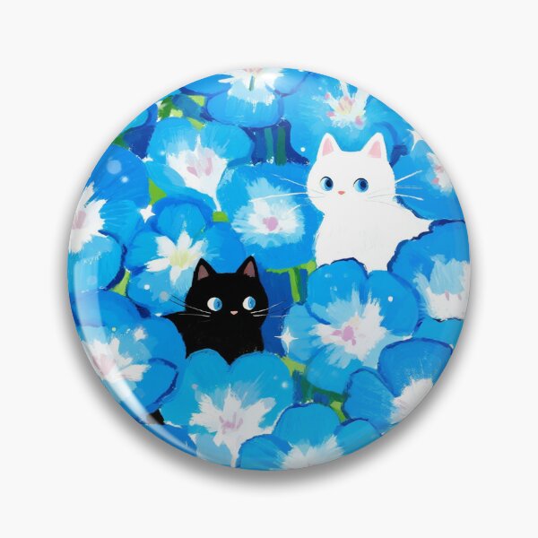 Item preview, Black cat and white cat designed and sold by xianxiu-ling.