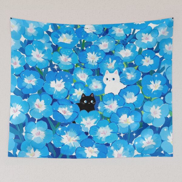 Item preview, Black cat and white cat designed and sold by xianxiu-ling.