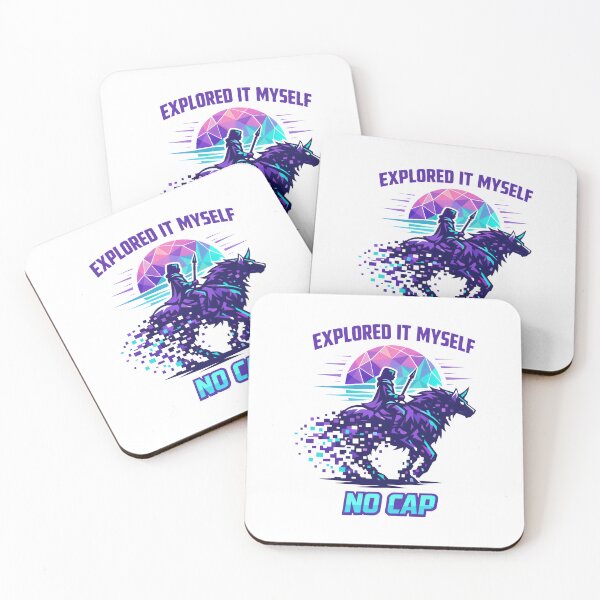 Item preview, Explored It Myself No Cap Gaming Fantasy Knight designed and sold by SplashTastic.