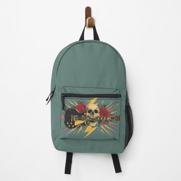 Item preview, Guitar and skull design with roses designed and sold by anytka.