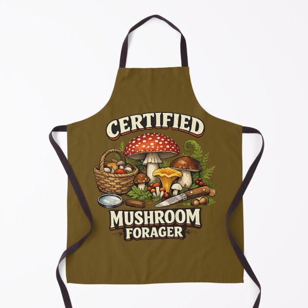 Item preview, Certified Mushroom Forager - Vintage Mycology Botanical Design designed and sold by Duellator.