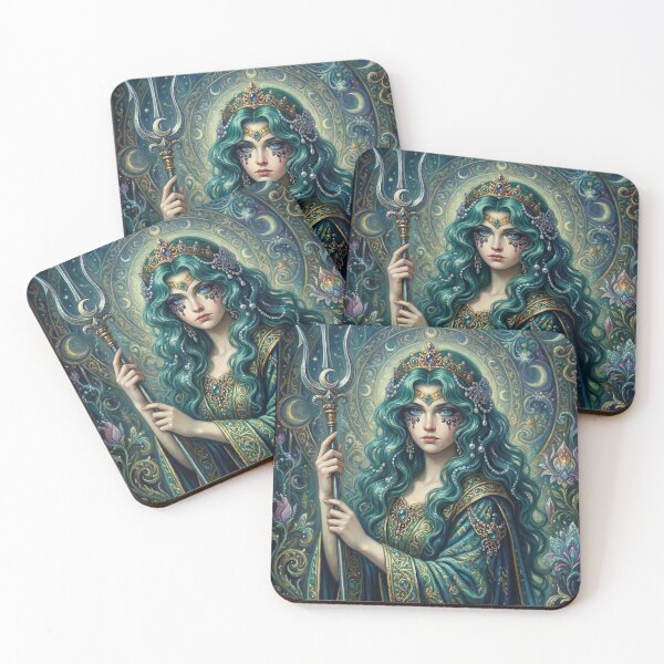 Item preview, Sailor Neptune in Moreau Style designed and sold by Solace Sparkles.