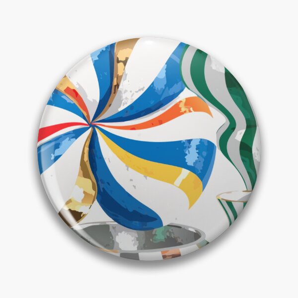 Item preview, A colorful arrangement of striped vases and swirly designs designed and sold by Creative88Art.