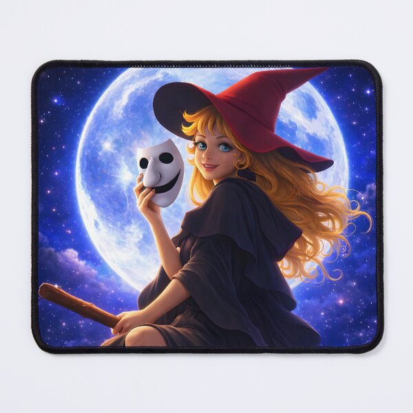 Item preview, Strega della luna - Witch Fantasy Night Sky Art designed and sold by Apocryphalwar.