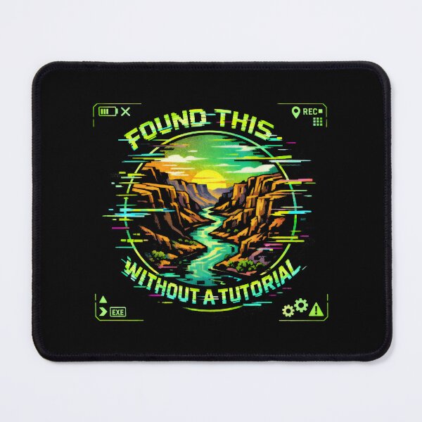 Item preview, Found This Without A Tutorial Glitch Nature Landscape designed and sold by SplashTastic.