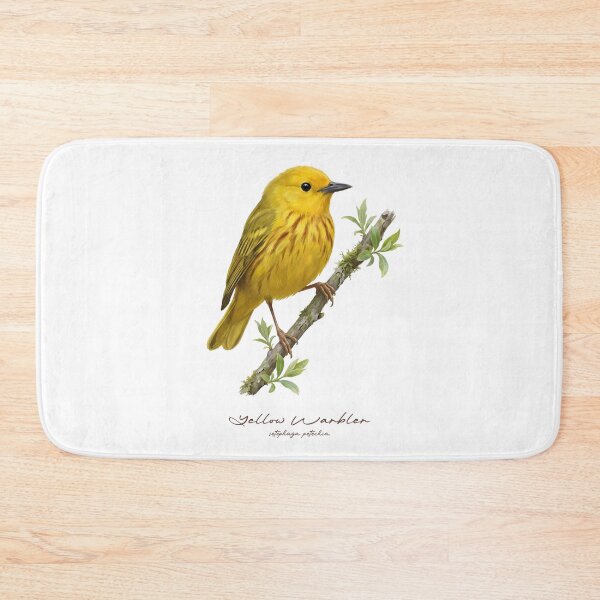 Item preview, American Yellow Warbler on Branch  designed and sold by Takeda-art.