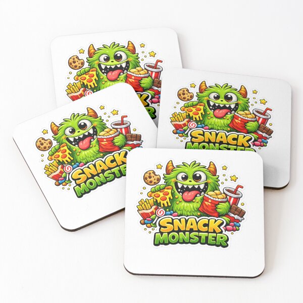 Item preview, Snack Monster – Cute Funny Food Lover Cartoon Monster Design designed and sold by jerskie_12tribes.
