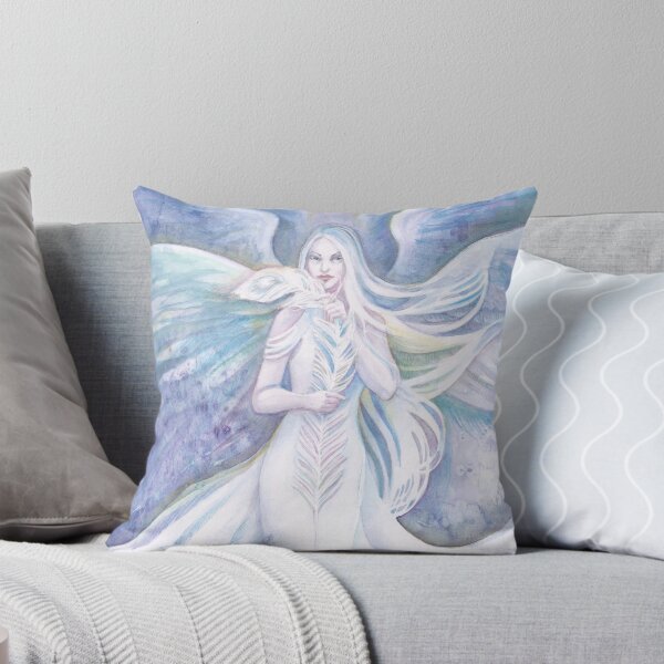 Item preview, Ángel de pavo real blanco designed and sold by Janet Chui.