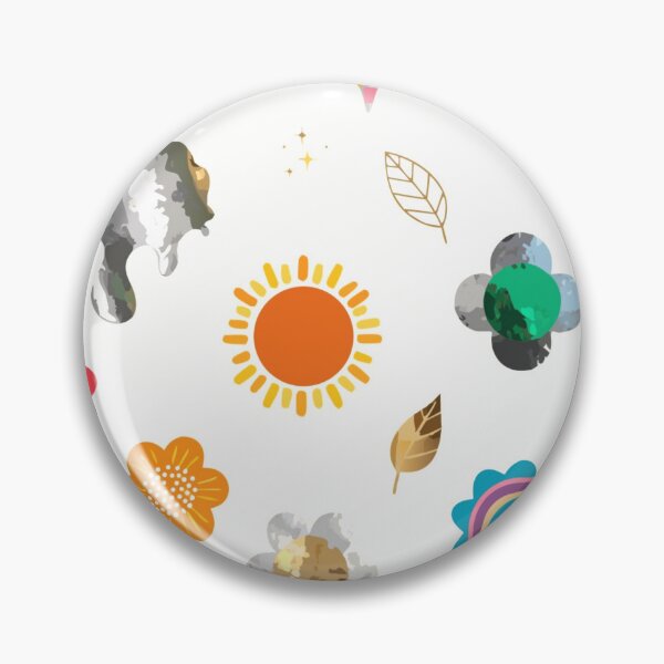 Item preview, A colorful illustration of ice cream cones and flowers on a white background designed and sold by Creative88Art.