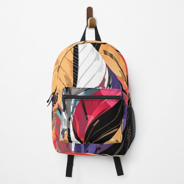 Item preview, A vibrant and colorful illustration of feathers in various patterns and textures designed and sold by Creative88Art.