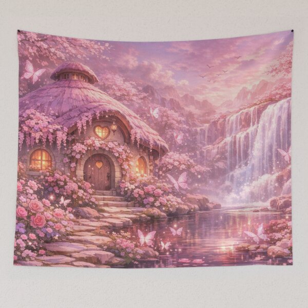 Item preview, Enchanted House by the Waterfall designed and sold by Sigtrix.