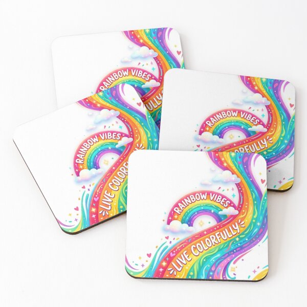 Item preview, Colorfully rainbow vibes designed and sold by CozyAStudio.