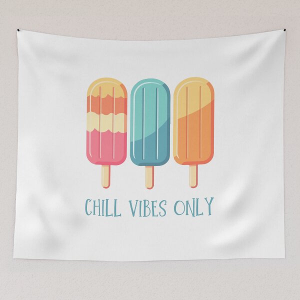 Item preview, Chill Vibes Only - Colorful Summer Ice Cream Design designed and sold by SparkLuxe.