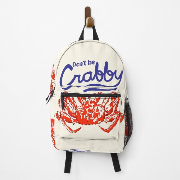 Item preview, Don’t Be Crabby Retro Crab Funny Coastal Illustration designed and sold by MaiZephyr.