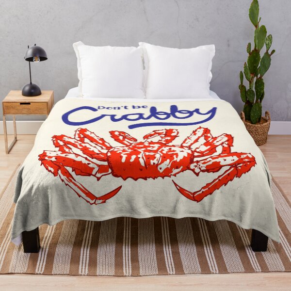 Item preview, Don’t Be Crabby Retro Crab Funny Coastal Illustration designed and sold by MaiZephyr.