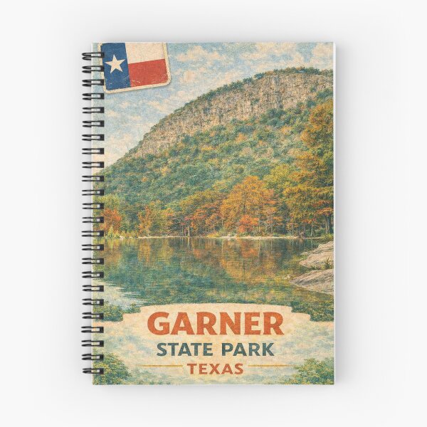 Item preview, Garner State Park Texas USA Vintage Retro Travel Hiking, Camping Adventure Climbing Mountain designed and sold by maximinano100k.