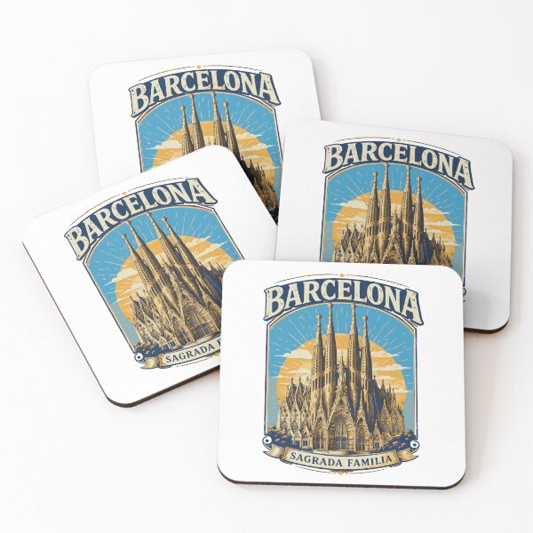 Item preview, Barcelona Sagrada Familia Vintage Architecture designed and sold by JackCurtis1991.