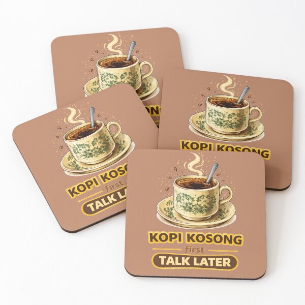 Item preview, Kopi Kosong First, Talk Later designed and sold by Myōhō Print Co..