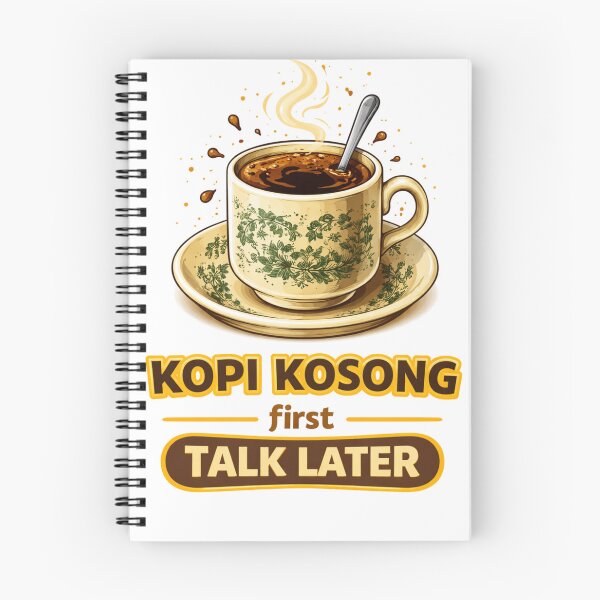 Item preview, Kopi Kosong First, Talk Later designed and sold by Myōhō Print Co..