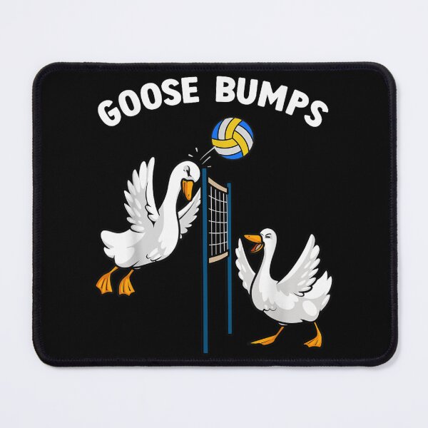 Item preview, Goose Bumps Funny Volleyball Goose Pun Cute Sports Humor Design designed and sold by Serene woods.