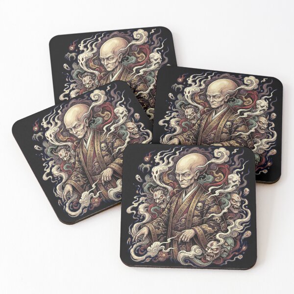 Item preview, Nurarihyon Dark Japanese Folklore Master with Oni Masks designed and sold by UltimateJapan.