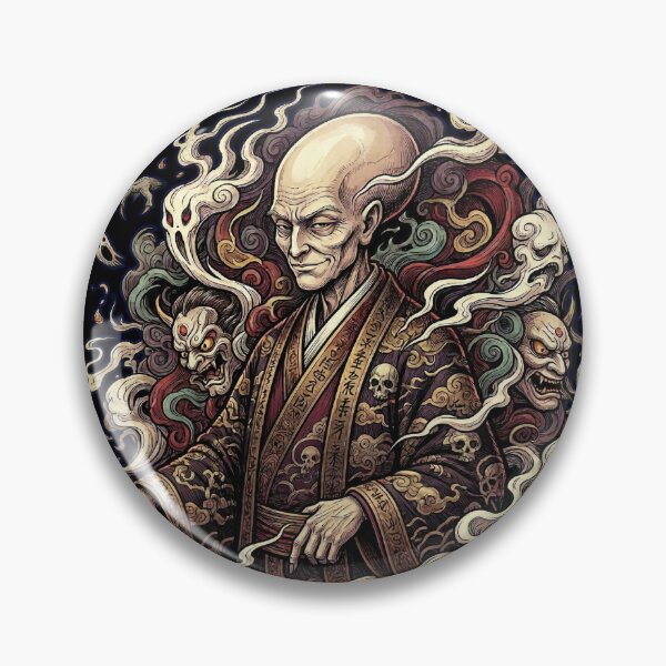 Item preview, Nurarihyon Dark Japanese Folklore Master with Oni Masks designed and sold by UltimateJapan.