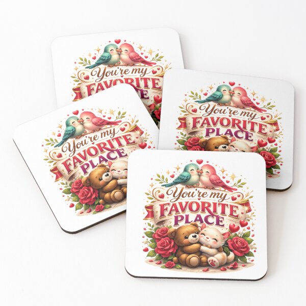 Item preview, You’re My Favorite Place – Cute Romantic Animals Love Design designed and sold by jerskie_12tribes.