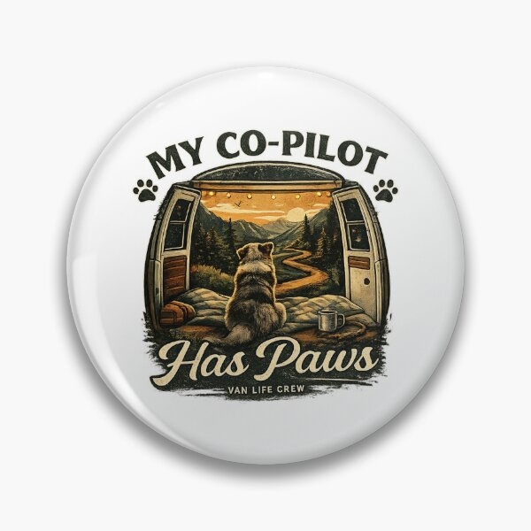 Item preview, Van Life With Dog My Co-Pilot Has Paws designed and sold by KBTshirts.