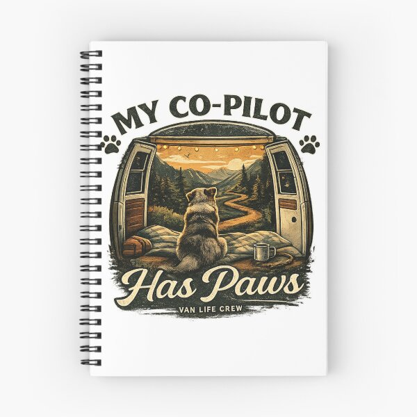 Item preview, Van Life With Dog My Co-Pilot Has Paws designed and sold by KBTshirts.