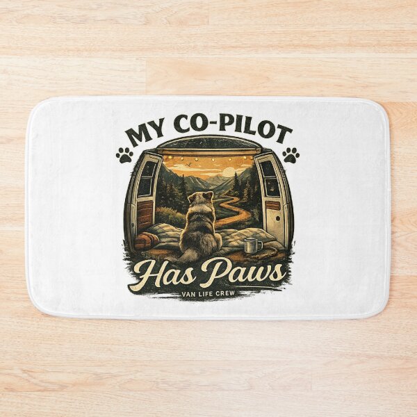 Item preview, Van Life With Dog My Co-Pilot Has Paws designed and sold by KBTshirts.
