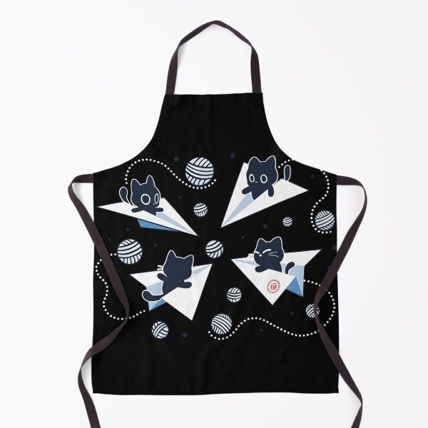Item preview, Kawaii Black Cats Paper Plane Adventure designed and sold by haitrieuic96.