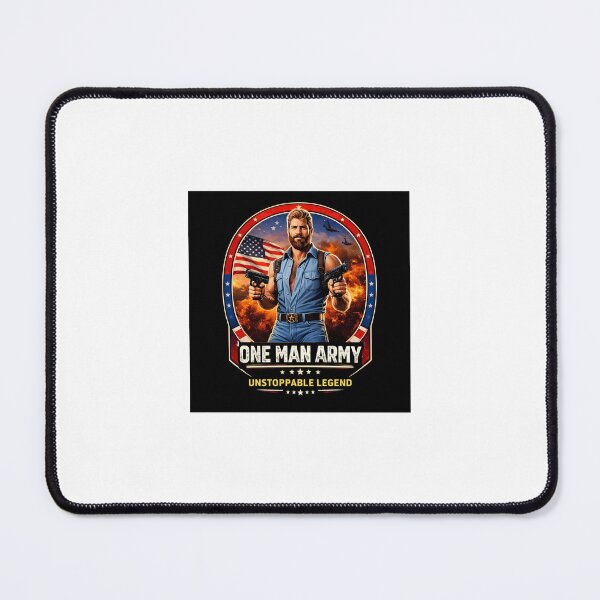 Item preview, One Man Army T-Shirt | Unstoppable Legend Graphic | Badass Action Hero Design | Masculine Power Quote Tee designed and sold by Artbysarmina.
