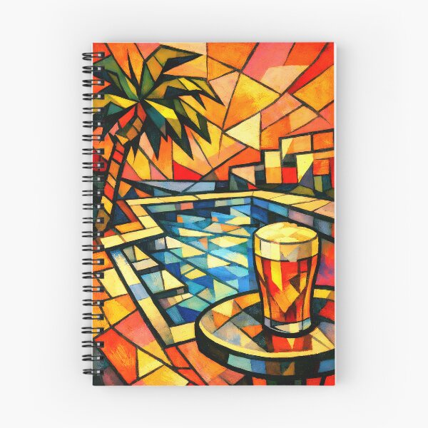 Item preview, Cubist Stained Glass Swimming Pool 1 designed and sold by Yontartov.