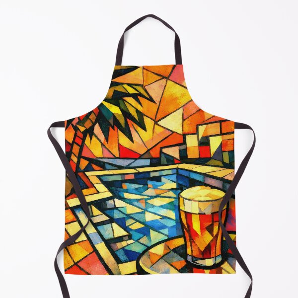 Item preview, Cubist Stained Glass Swimming Pool 1 designed and sold by Yontartov.