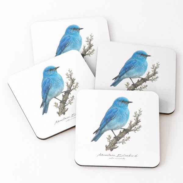 Item preview, Mountain Bluebird on Rustic Branch designed and sold by Takeda-art.