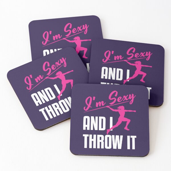Item preview, I'm Sexy and I Throw It Javelin Track and Field Women designed and sold by jaygo.